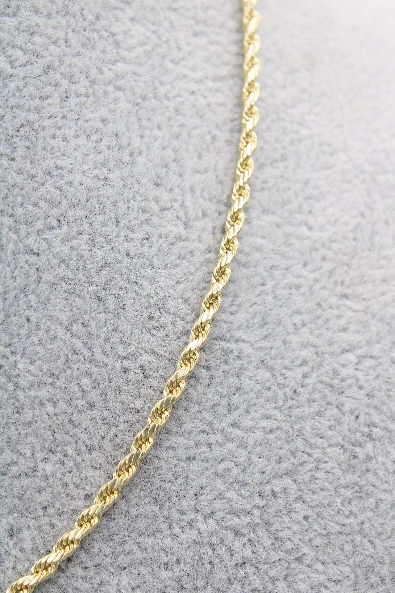14K  Hollow Rope Chain || 2MM - 16"