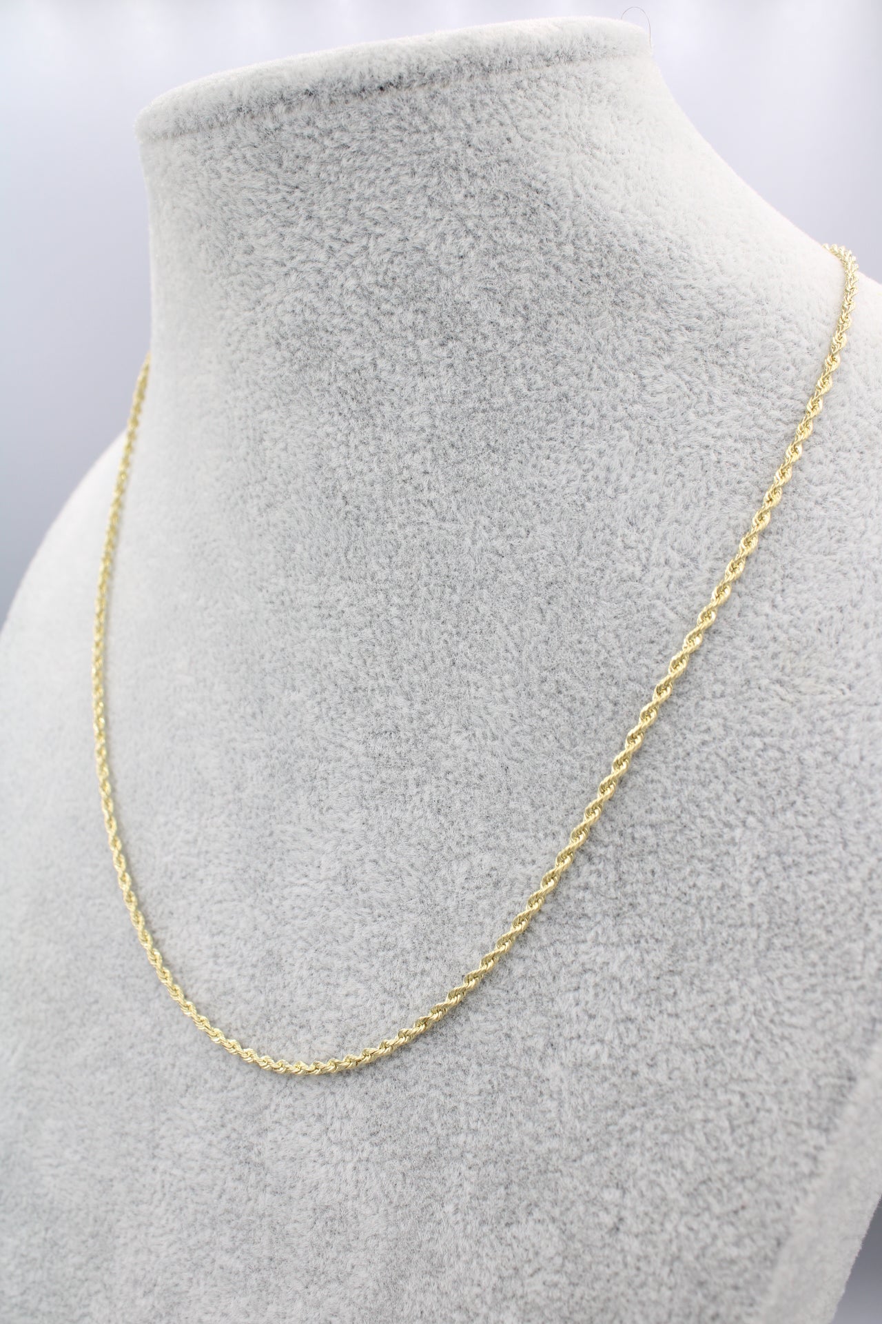 14K Hollow Rope Chain || 2MM - 18"